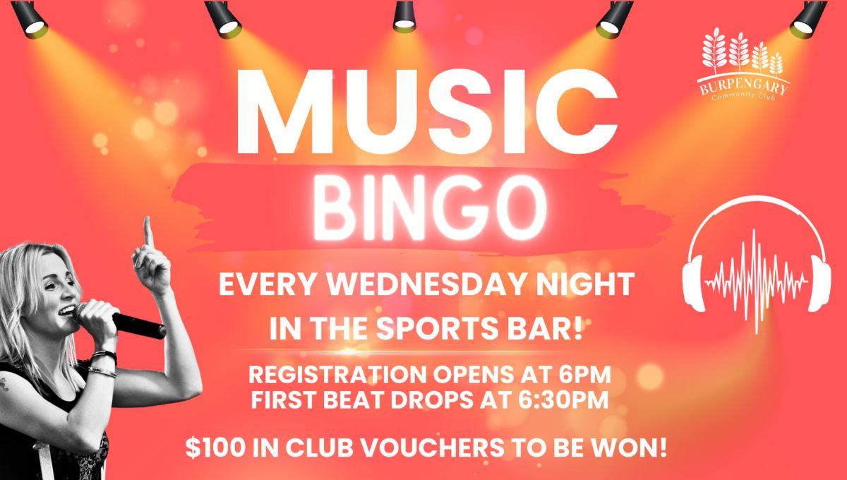 Burpengary Community Club - Music Bingo Wednesdays