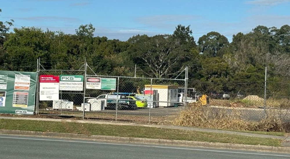 Site photo where the new Caboolture PCYC will be built